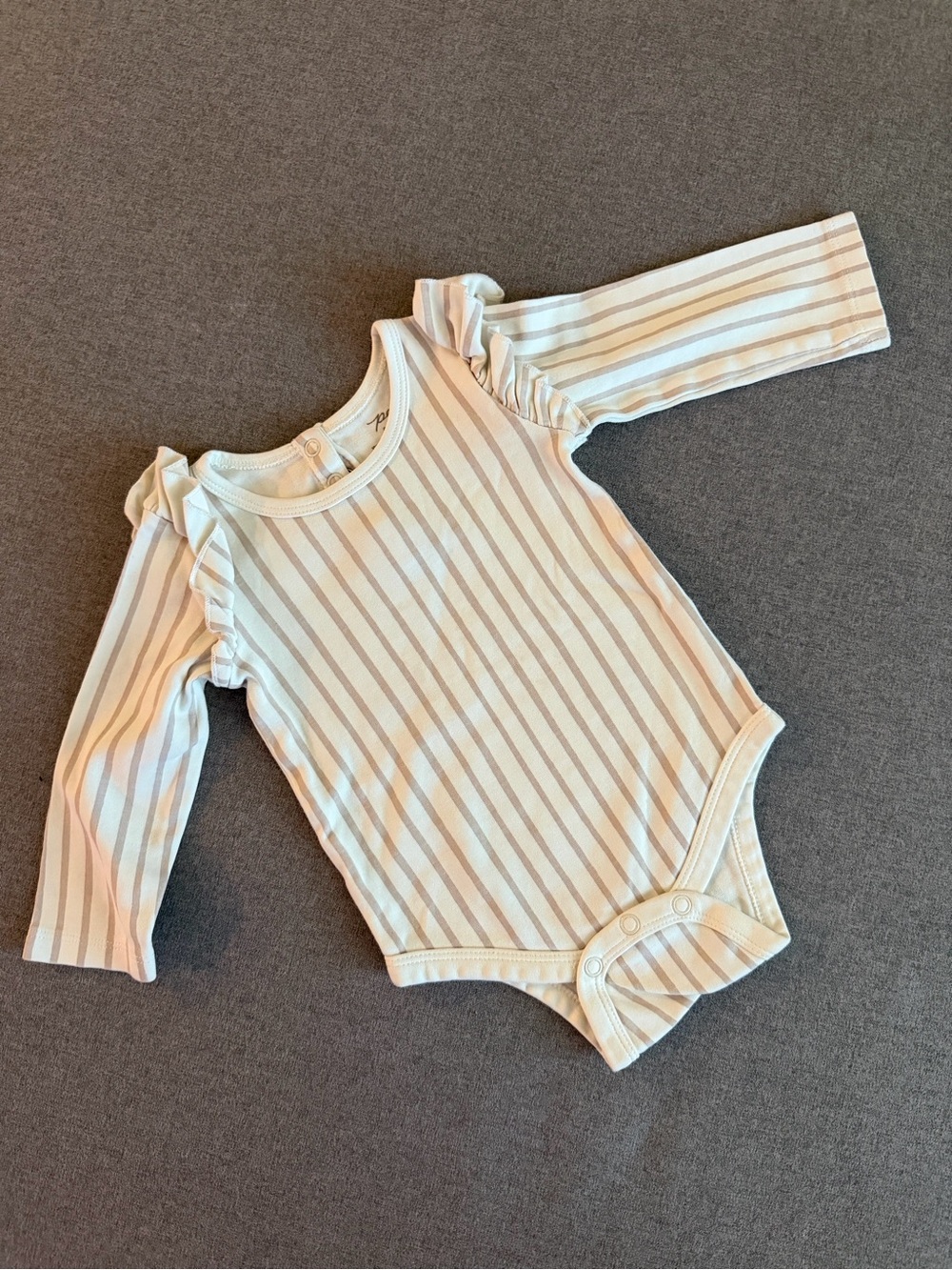 pehr Long Sleeve Ruffle One-Piece